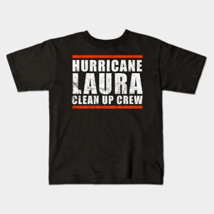 Hurricane Laura Clean Up Kids T-Shirt